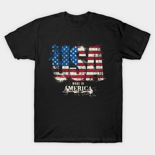 USA made in america T-Shirt by Richardramirez82